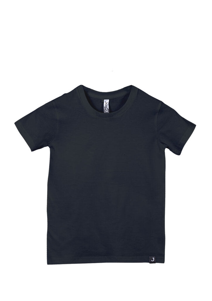 Schwarzes Kinder-T-Shirt aus Bio-Baumwolle von JOYYA
